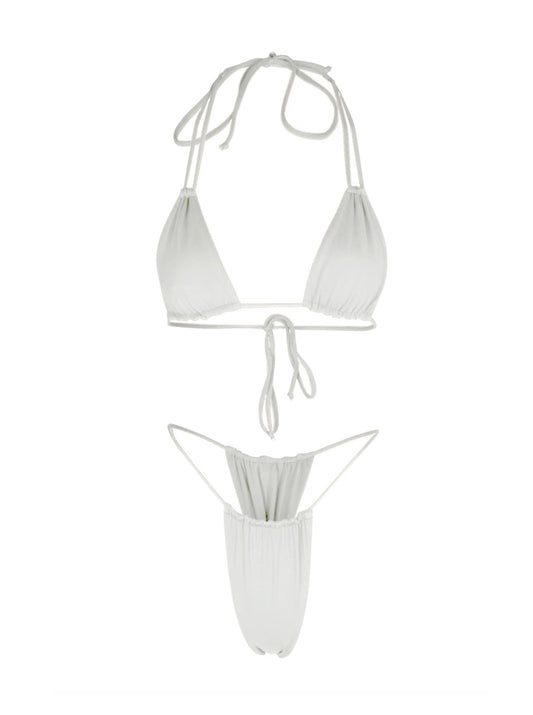 Luna Halter Top in Ecru