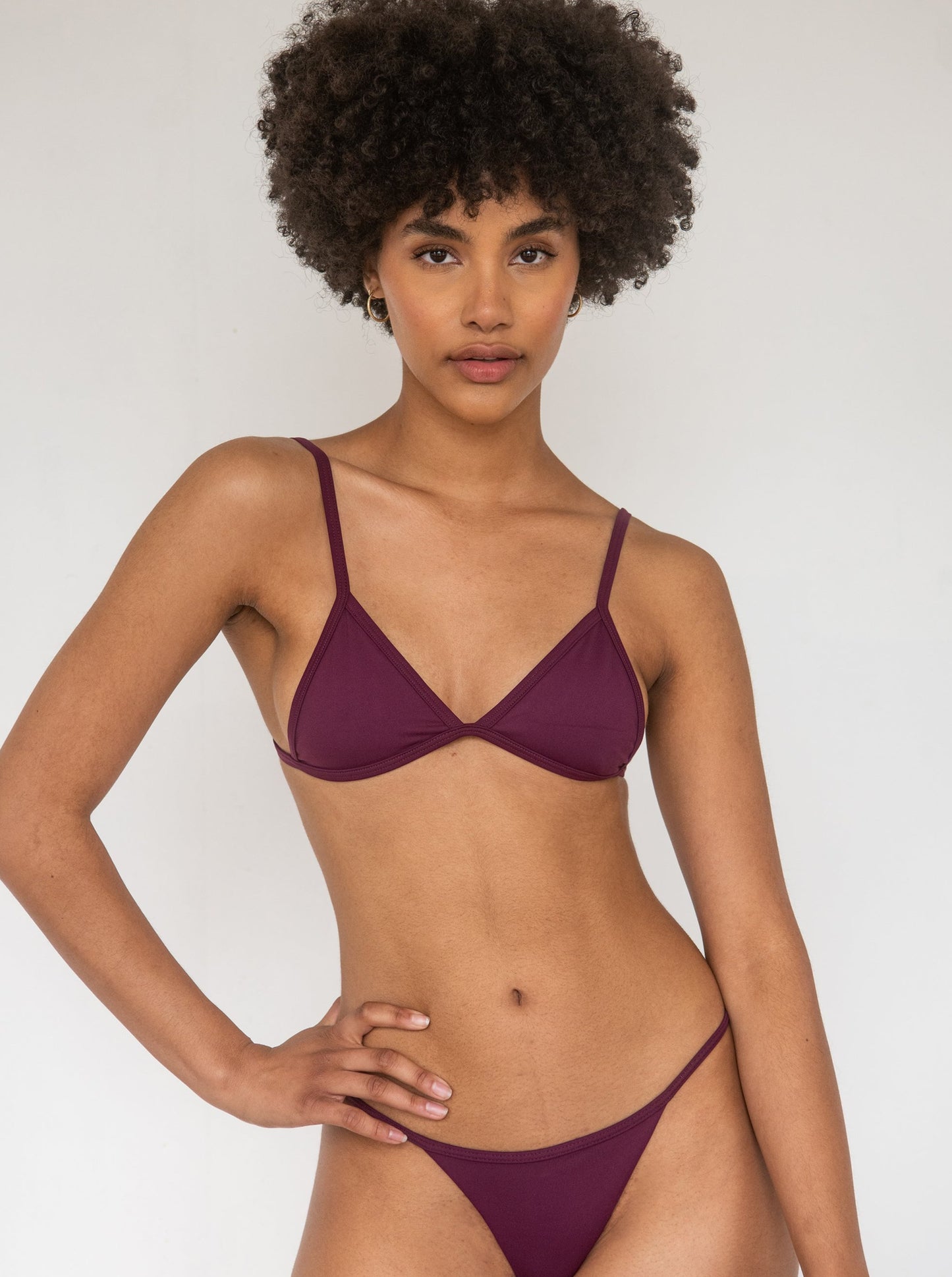 Mesa Triangle Bikini Bottoms in Wildflower