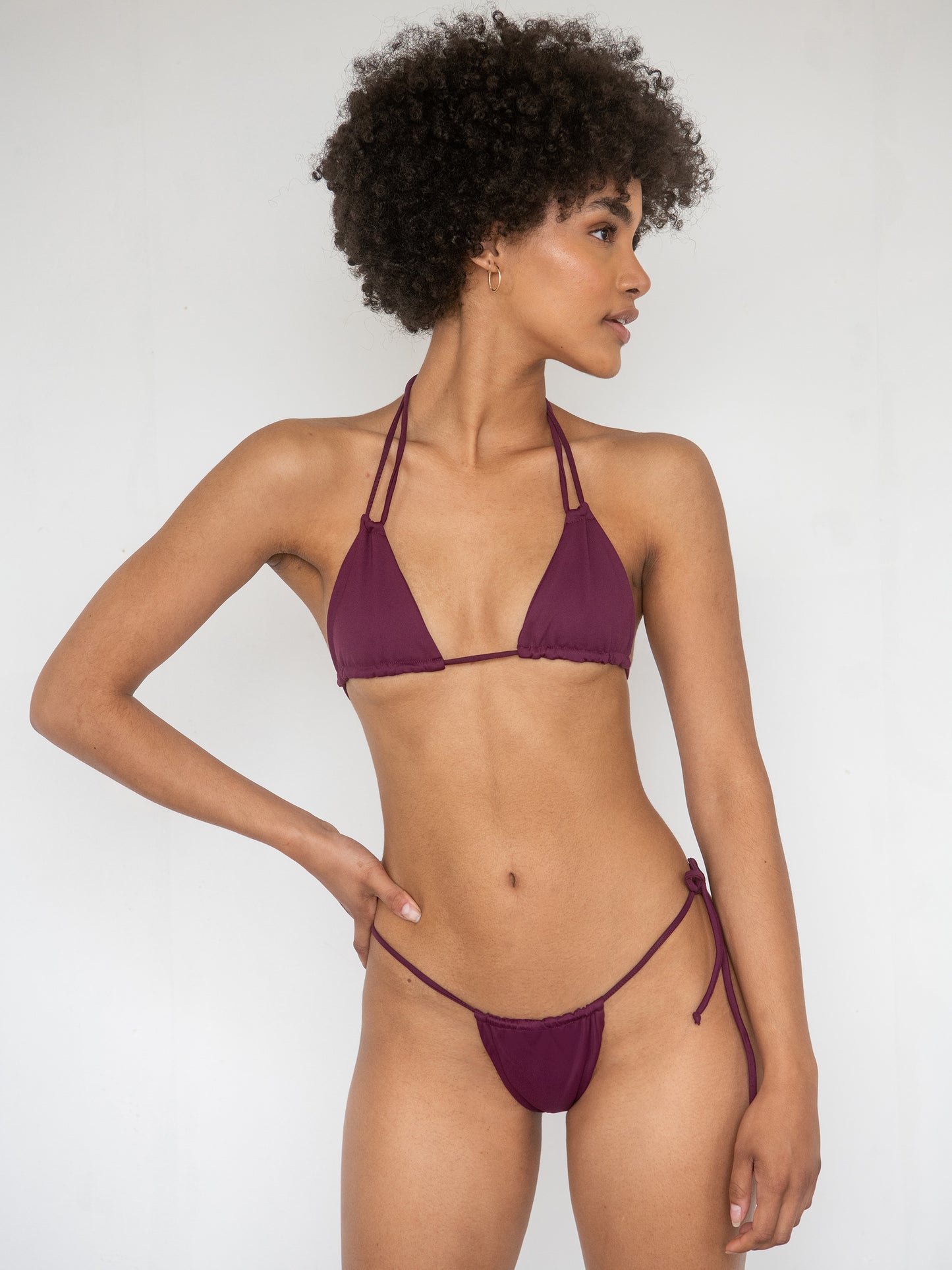 Leila Side Tie Bikini Bottoms in Wildflower