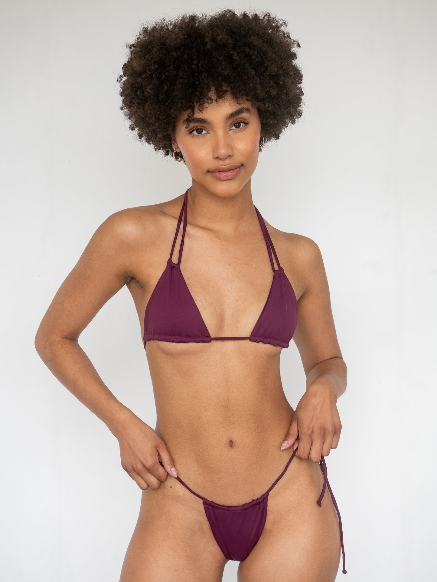 Leila Side Tie Bikini Bottoms in Wildflower
